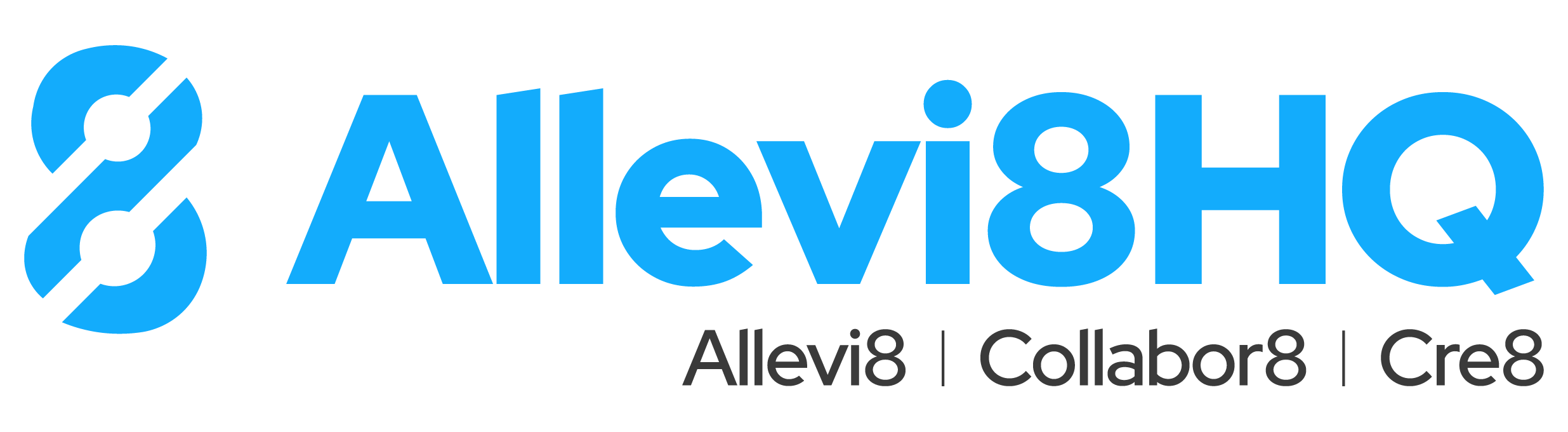Allevi8HQ Blue Logo